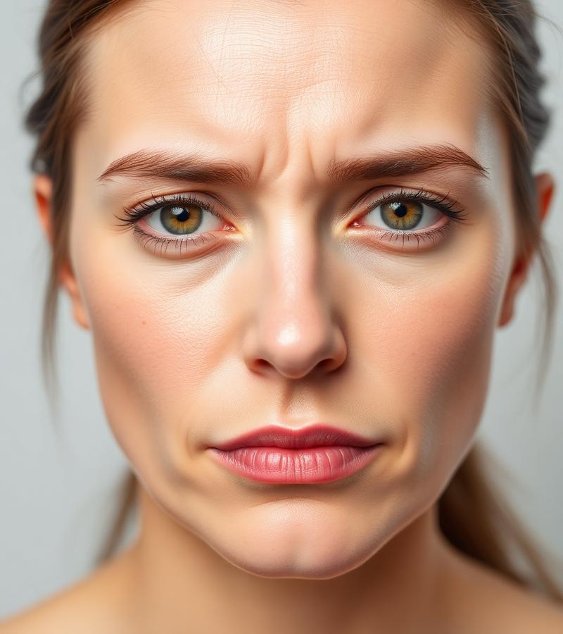 Before Botox treatment